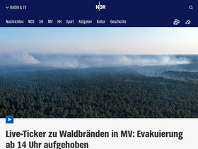 'ndr.de' screenshot