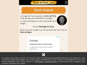 'tarotderob.com' screenshot