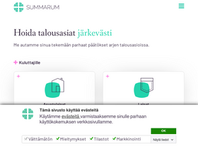 'summarum.fi' screenshot