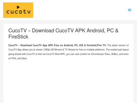 'cucotv.com' screenshot