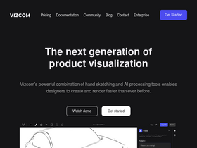 'vizcom.ai' screenshot