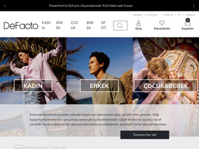 'defacto.com' screenshot