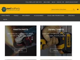 'mmtoolparts.com' screenshot