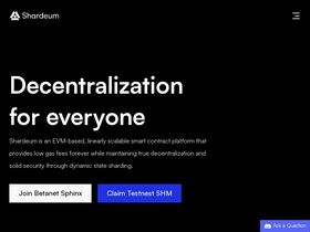'shardeum.org' screenshot