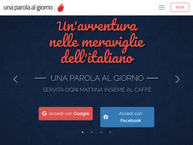 'unaparolaalgiorno.it' screenshot