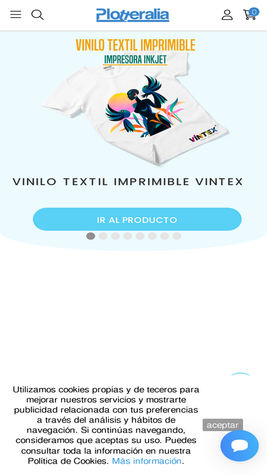 Vinilo textil imprimible Vintex