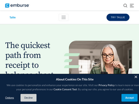 'usetallie.com' screenshot