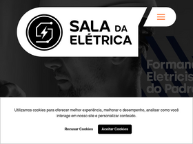 'saladaeletrica.com.br' screenshot