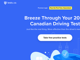 'tests.ca' screenshot