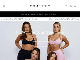MOMENTUM ACTIVE website screenshot