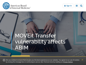 'abim.org' screenshot