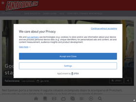 'fantascienza.com' screenshot