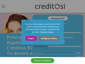 'creditosi.es' screenshot