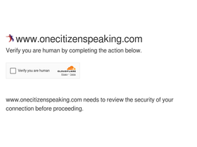 onecitizenspeaking.com