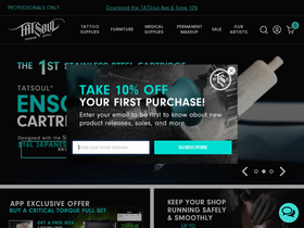 'tatsoul.com' screenshot