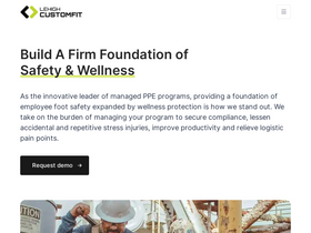 'customfit.me' screenshot