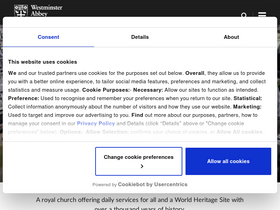 'westminster-abbey.org' screenshot
