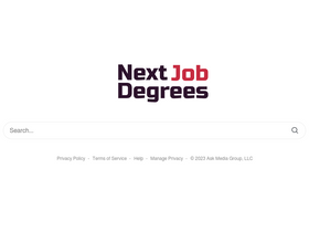 'nextjobdegrees.com' screenshot