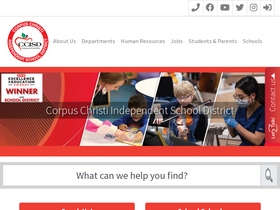 'ccisd.us' screenshot