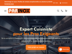 Parinox homepage screenshot