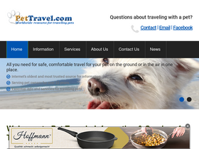 'pettravel.com' screenshot