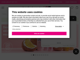 'basler-beauty.at' screenshot