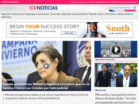 'chvnoticias.cl' screenshot
