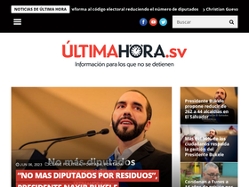 'ultimahora.sv' screenshot