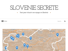 'slovenie-secrete.fr' screenshot