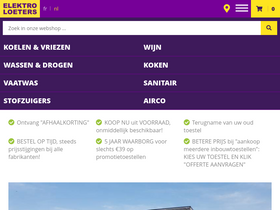 'loeters.be' screenshot