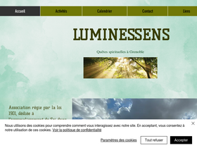'luminessens.org' screenshot