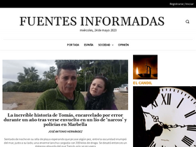 'fuentesinformadas.com' screenshot