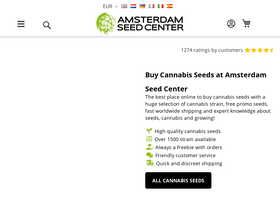 'amsterdamseedcenter.com' screenshot