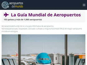'aeropuertosdelmundo.net' screenshot