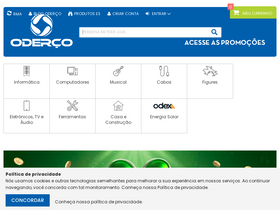 'oderco.com.br' screenshot