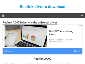 'realtek-download.com' screenshot