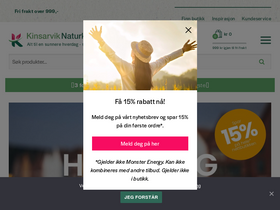 'kinsarvik.no' screenshot