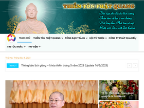 'thientonphatquang.com' screenshot