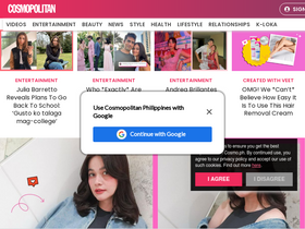 'cosmo.ph' screenshot