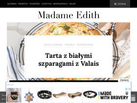 'madameedith.com' screenshot