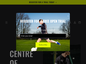 footballfitnessacademy.com homepage screenshot