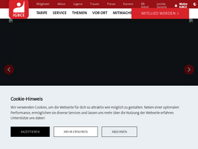 'igbce.de' screenshot