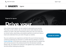'hagertyagent.com' screenshot