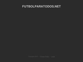 'futbolparatodos.net' screenshot