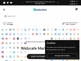 webcafesoftware.com homepage screenshot