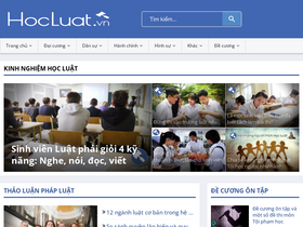 'hocluat.vn' screenshot