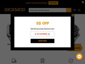 'skxmod.com' screenshot