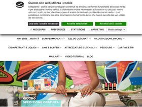 'passioneunghie.com' screenshot