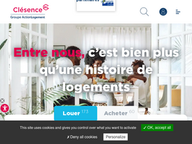 'clesence.fr' screenshot