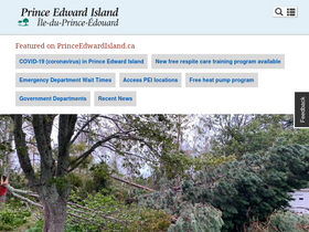 'gov.pe.ca' screenshot